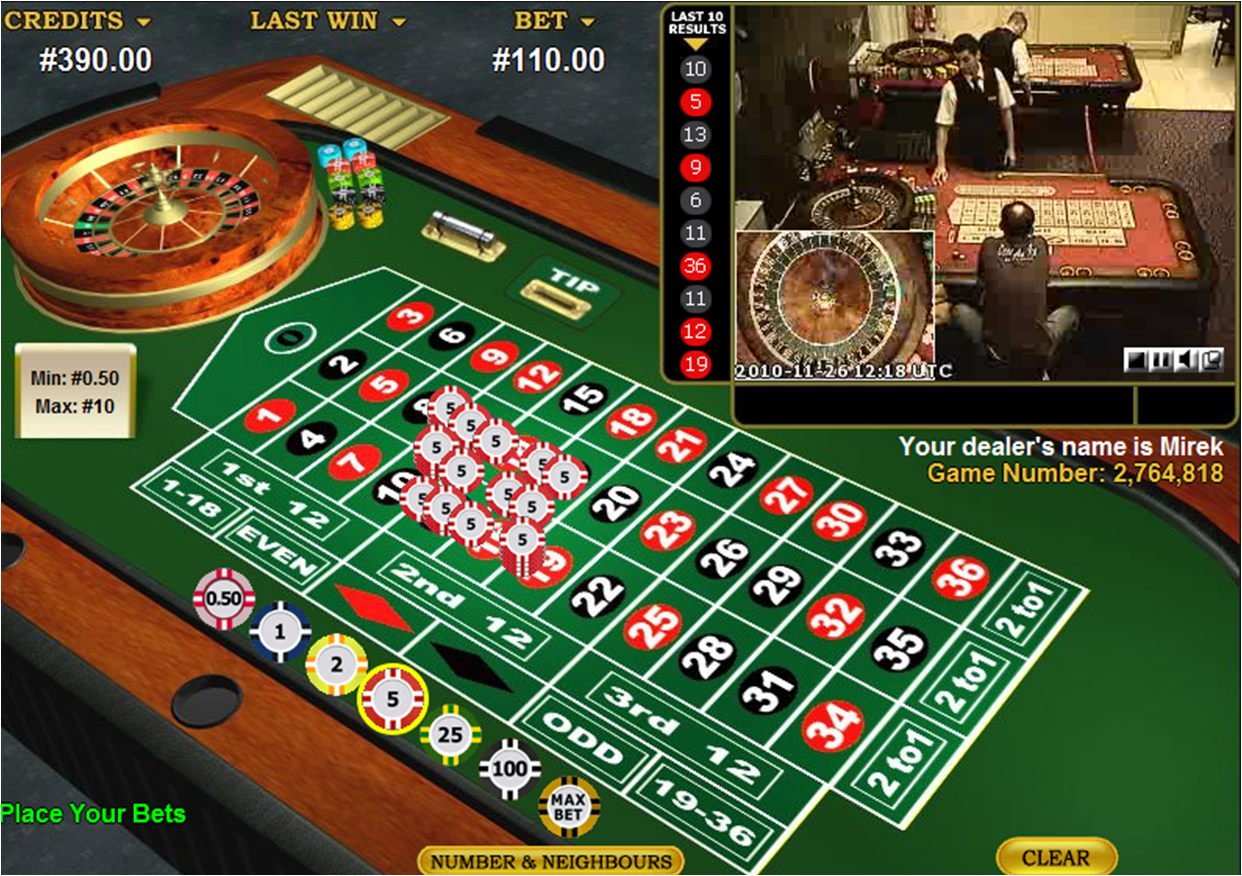 roulette live